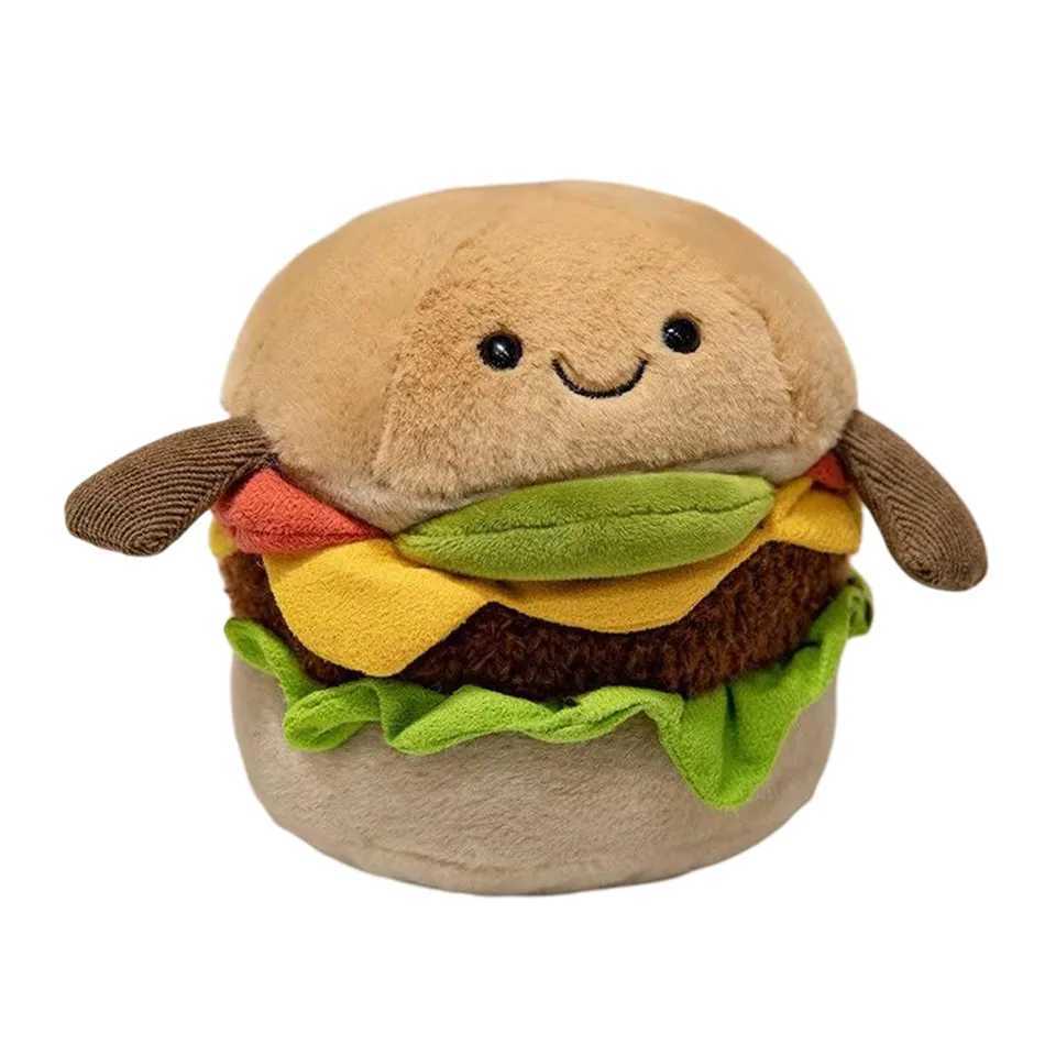 Plush Stuffed Toy Cute Simulation Food Mexican Roll Hamburger Soft Doll Home Decor Kids Birthday Holiday Party Preferred Gift J251020
