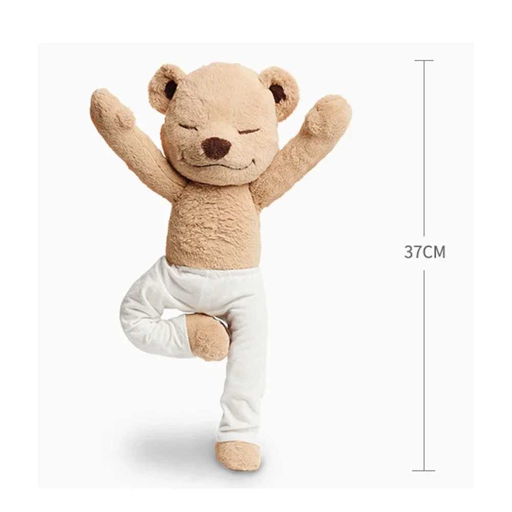 13PCS Cute Ins Yoga Bear Doll Hundreds of Shape Plush Doll Childrens Plush Toys Sleeping Doll Creative Joints Adjustable Bear J251020