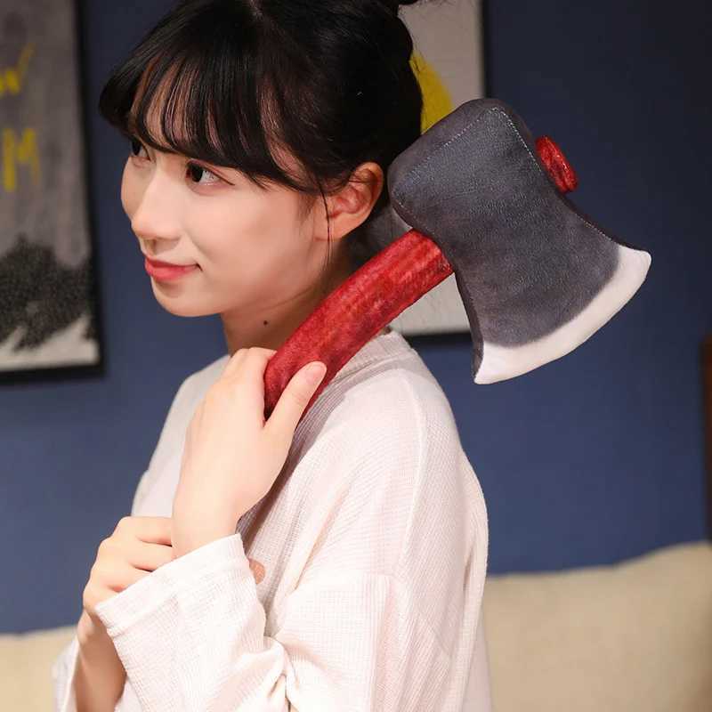 Simulation Stuffed Axe Plush Toys Lifelike Felling Tool Doll Creative Full Pillow Sofa Cushion Birthday Gift J251020