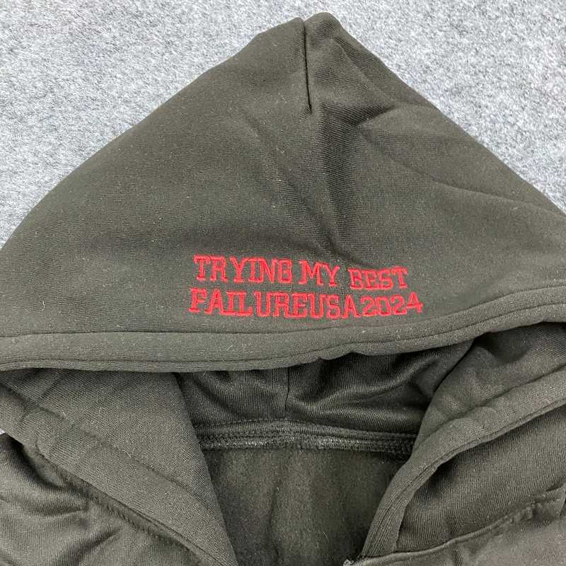 Y2K European American Fashion Flag Printed Aesthetics Long Sleeve Zipper Color Rhinestones Top Loose Casual Design Women Hoodie W251020