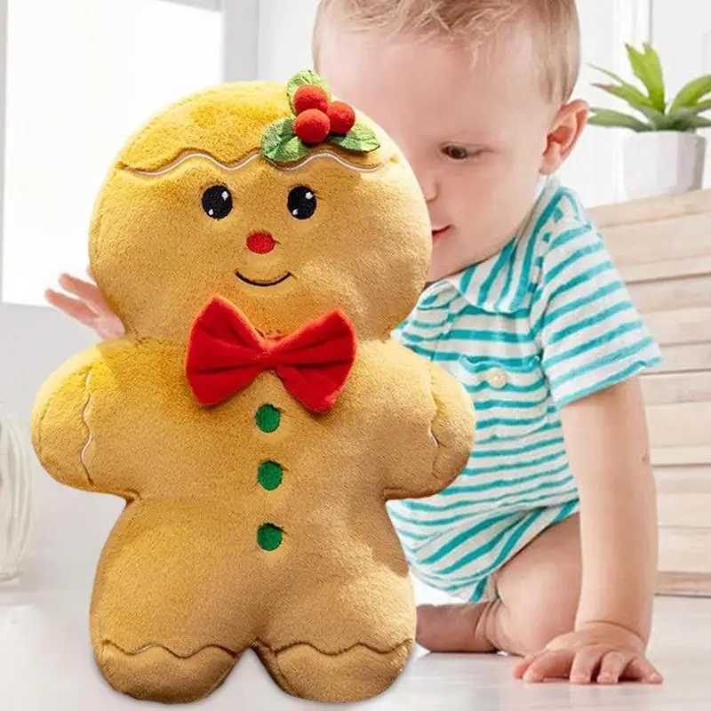Gingerbread Man Christmas Plus Toy Gingerbread Toys Snowman Doll Christmas Stuffed Animals Christmas Gingerbread Men For Tree J251020