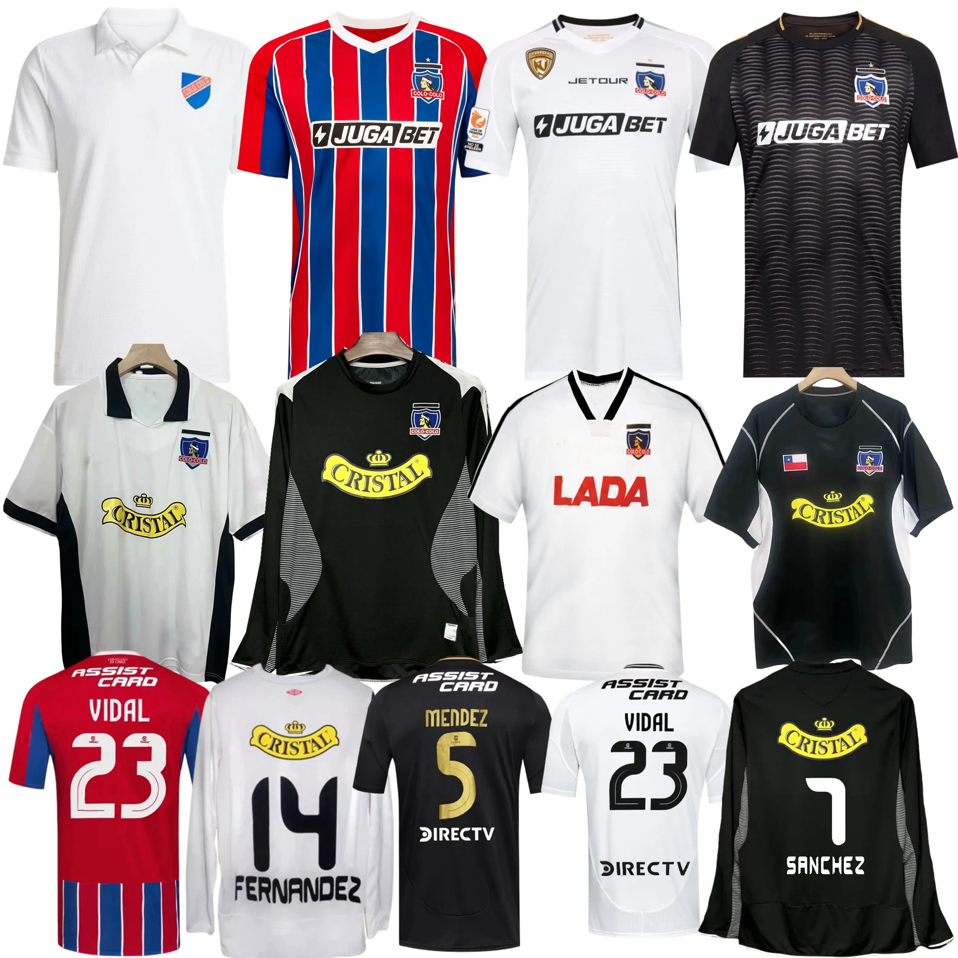 Retro 1991 97 98 2003 04 05 06 2011 2013 VIDAL 2024 2025 2026 Colo-Colo Soccer Jerseys Colo PAVEZ PALACIOS V.PIZARRO CORREA Fernandez Sanchez ISLA 100th Football shirts