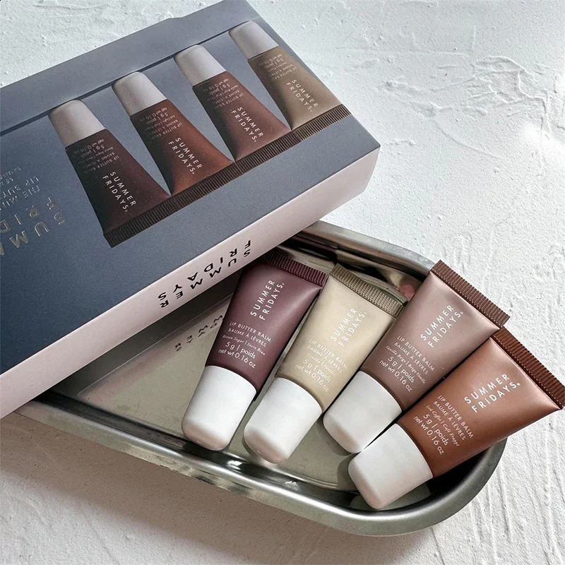 Summer Fridays Lip Balm Moisturizing Mirror Lip Gloss Lip Vanilla Pink Sugar Coffee Cake Smell Lipstick Transparent Oil Makeup 251018