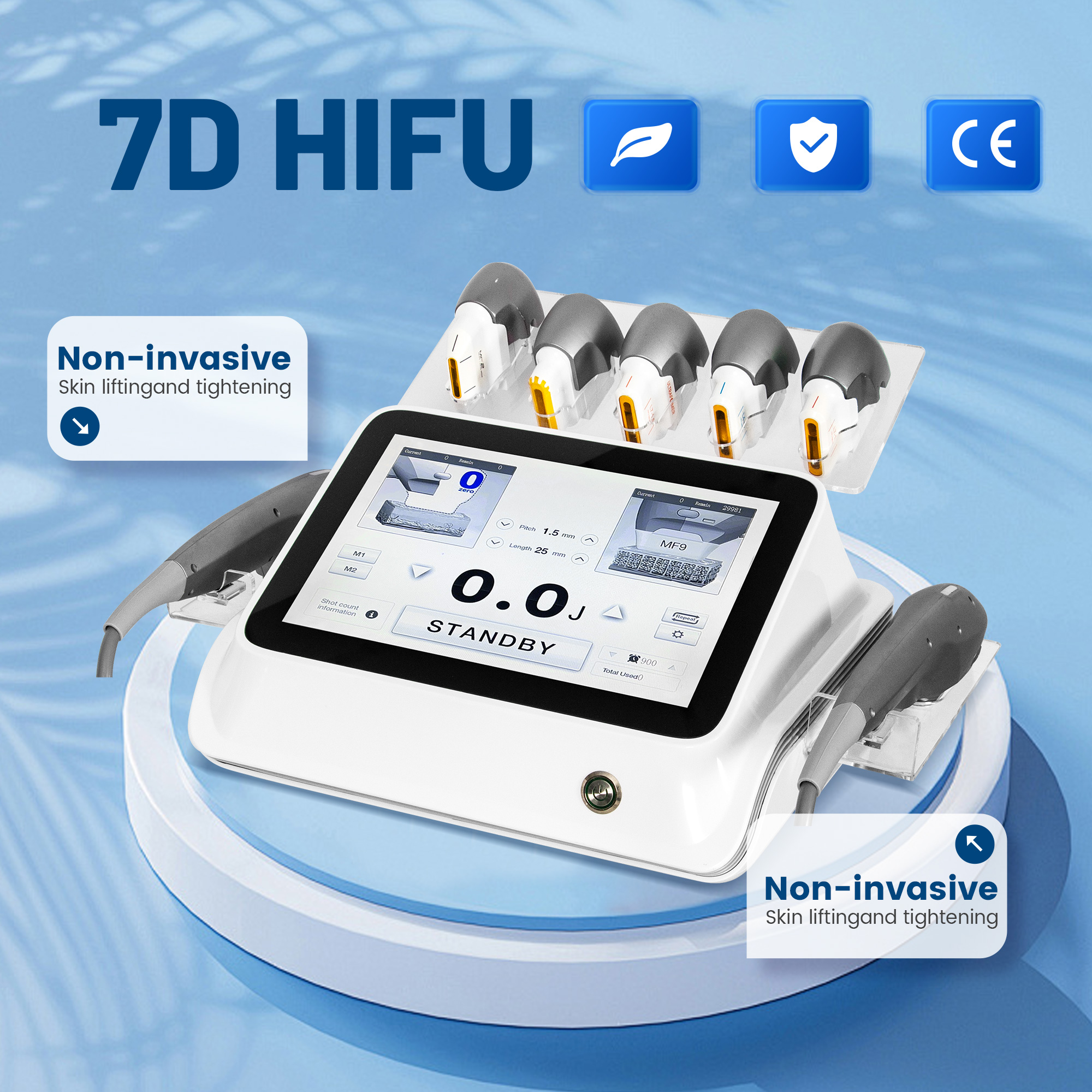 7D Ultra 360 Body Tightening Burning Fat Skin Firming Slimming Body Sculpt Beauty SPA Machine