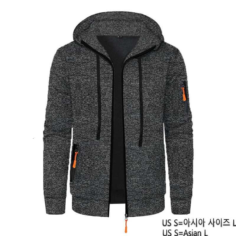 Animal Game Mens Zipper Hooded Sweatshirts Long Sleeve Outerwear Casual Jacket Coats Solid Warm Work Coats Hoodies Streetwear W251020