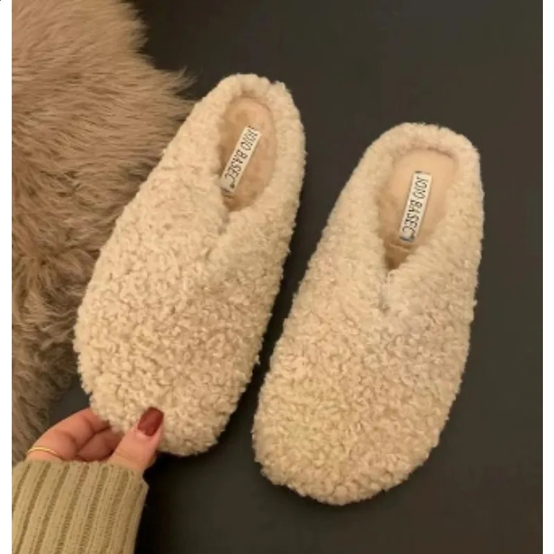 Style Fashion Womens Home Fur Slippers NonSlip Soft Warm House Indoor Bedroom Couples Shoes Plus Size Zapatos Mujer 251013