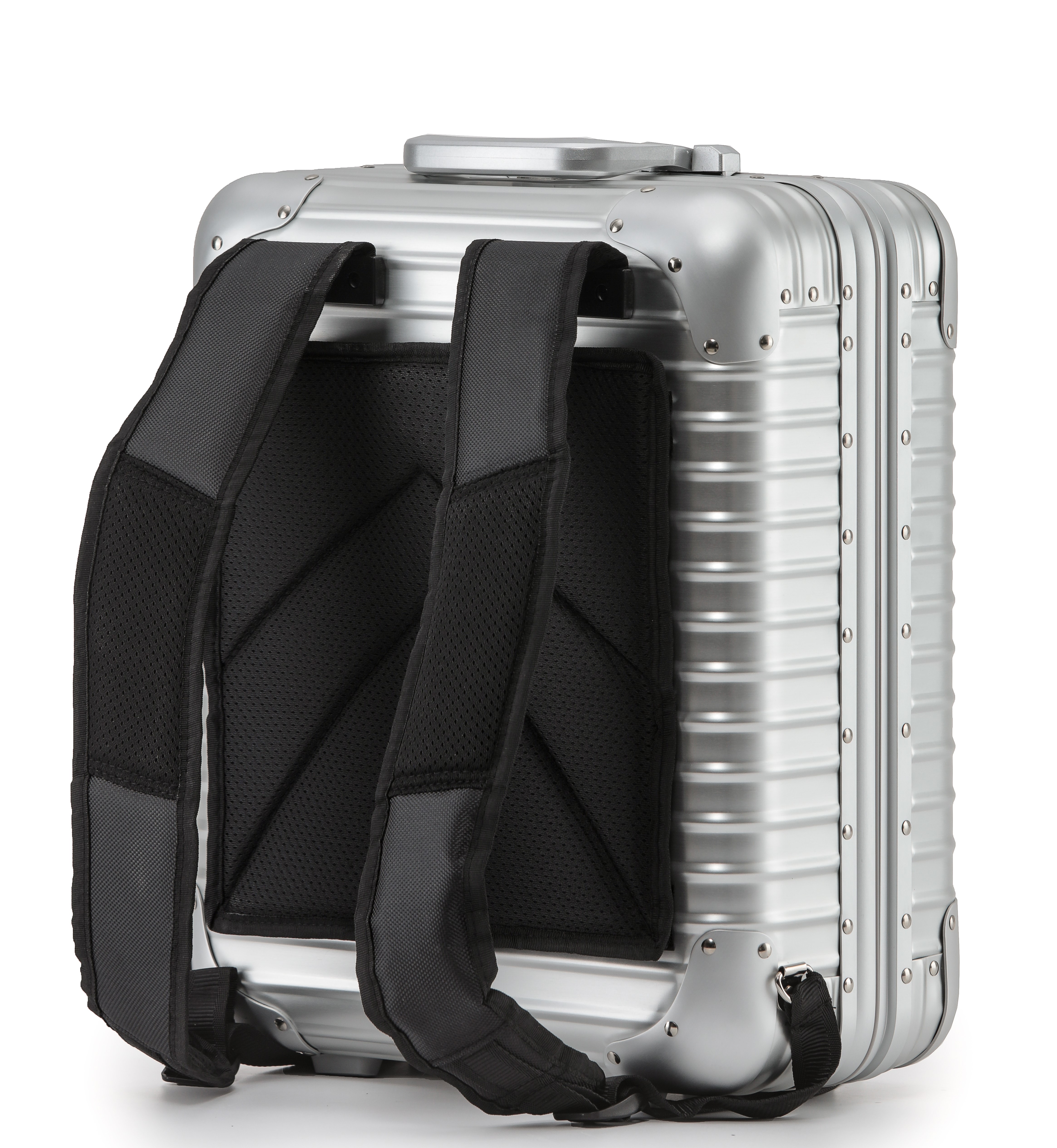 18 Inch Full Aluminum Handheld Case, Minimalist Luxury Password Toolbox for Business & Travel (Black/Silver/Green)-8017