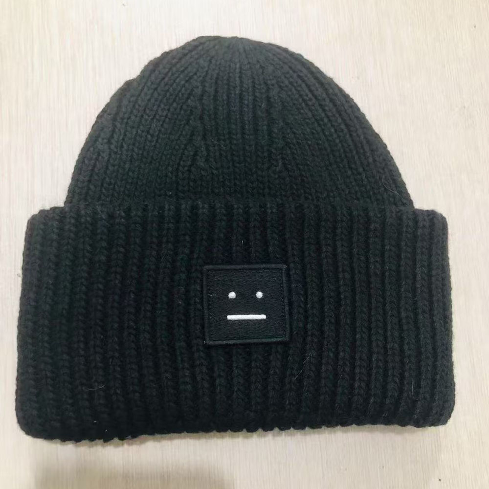 High quality Acnes Beanie hat for men acnee official website 1:1 luxury Wool knit cap womens hat designer winter hat black hat boy hat