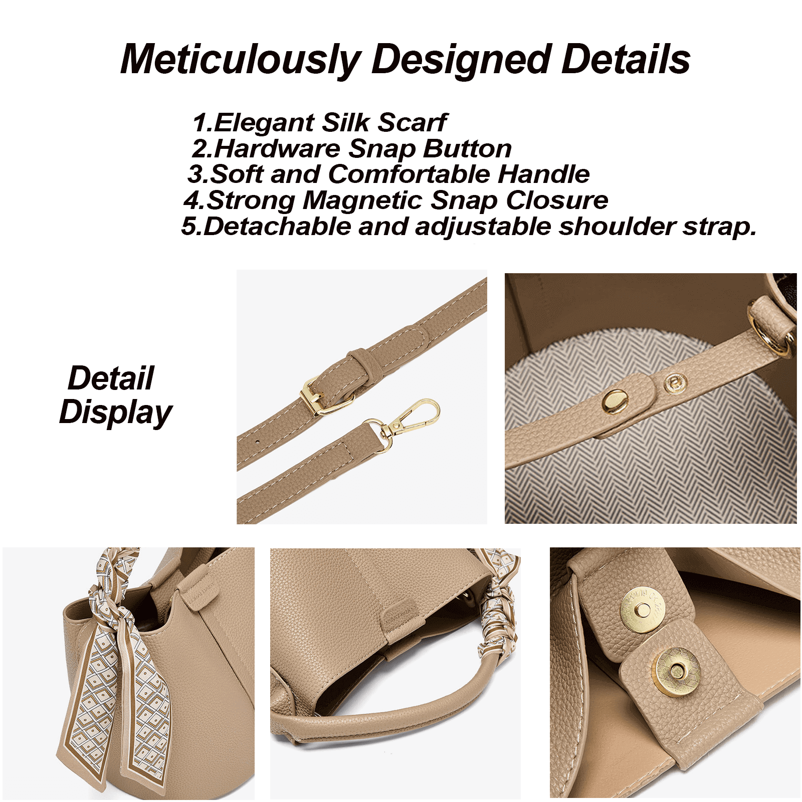 Women's Crossbody Bag Mother and Daughter Bag Bucket Shoulder Bag Handbags Lady's Versatile Shoulder Bags