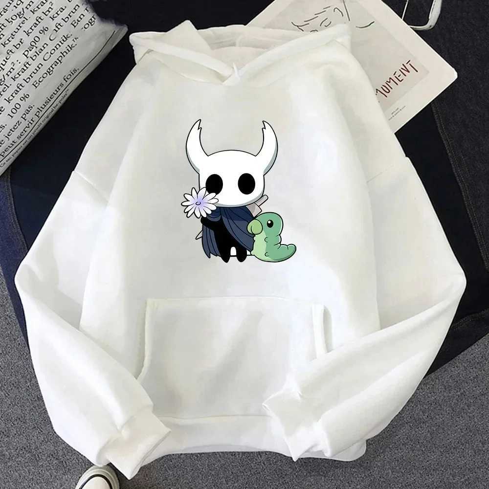 Hollow Knight Popular Character Print Hoodie Autumn Casual Sweatshirt Womenmen Cute Anime Clothes Comfortable Regular Pullovers W251020