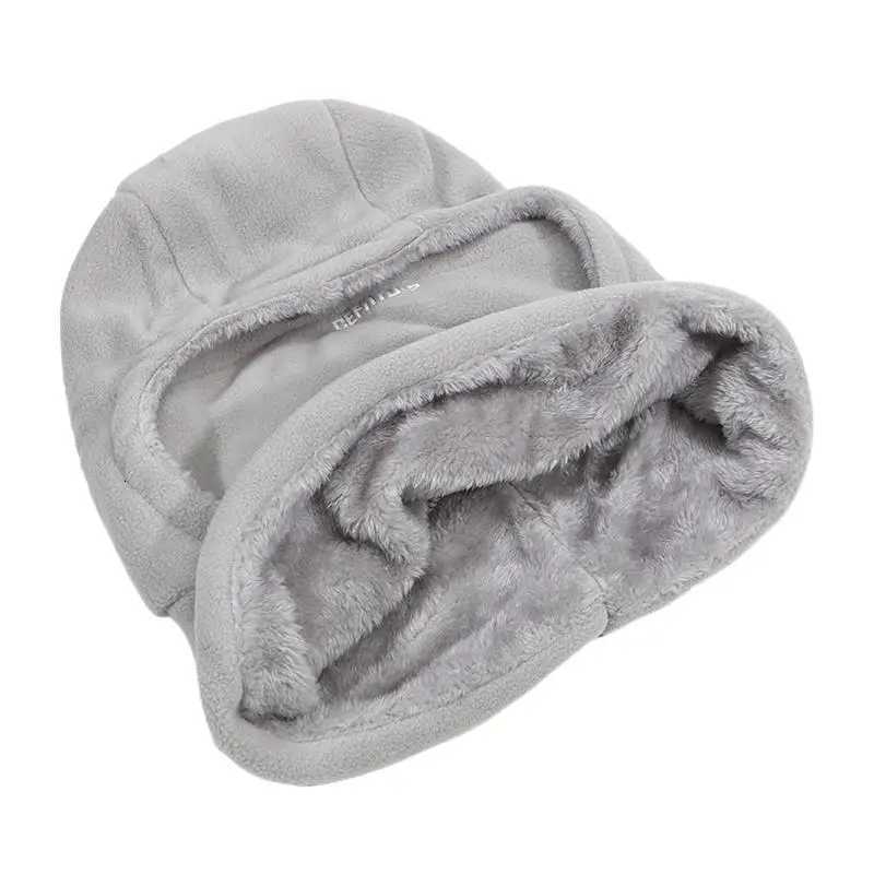Motorcycle Bicycle Hat Fleece Balaclava Cycling Cap Thermal Coldproof Warm Hood and Hat Windproof Thicken Ski Windproof Cap Ski11 D2510201