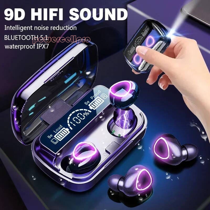 NEW M10 TWS Wireless Headphones Earphones Charging Box Bluetooth-compatible Stereo Waterproof Headsets With Microphone