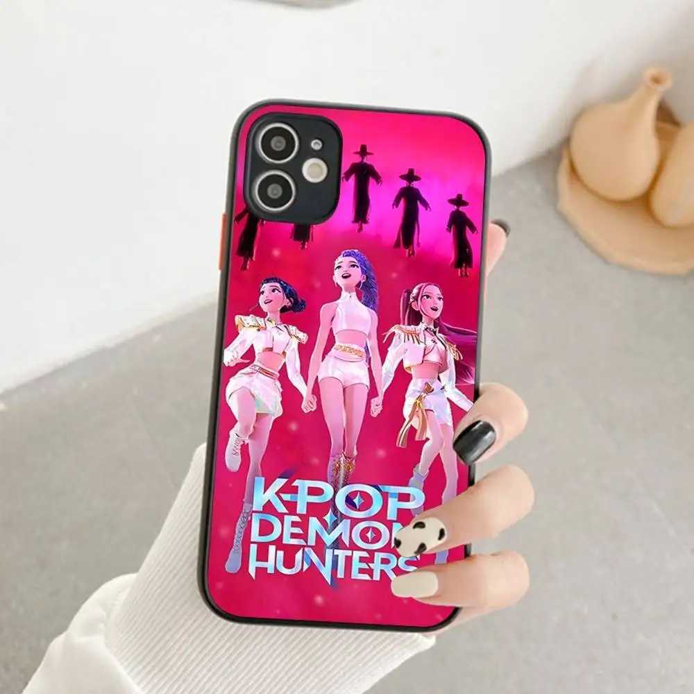 KPop DDemon HHunters Phone Case For iPhone 16 15 14 13 12 11 Pro Max Mini X XS XR SE 7 Plus Shockproof Dustproof Cover Fundas Z20251020