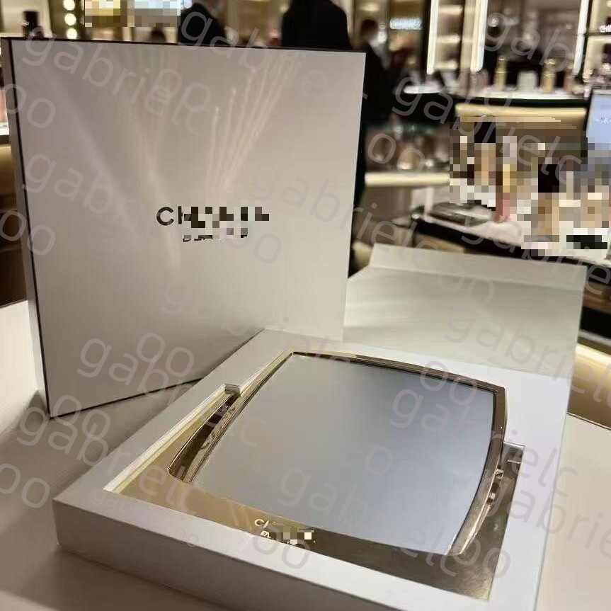 Luxury Hotel-Grade Metal Vanity Mirror with Silver Glass - Premium Gift with Purchase