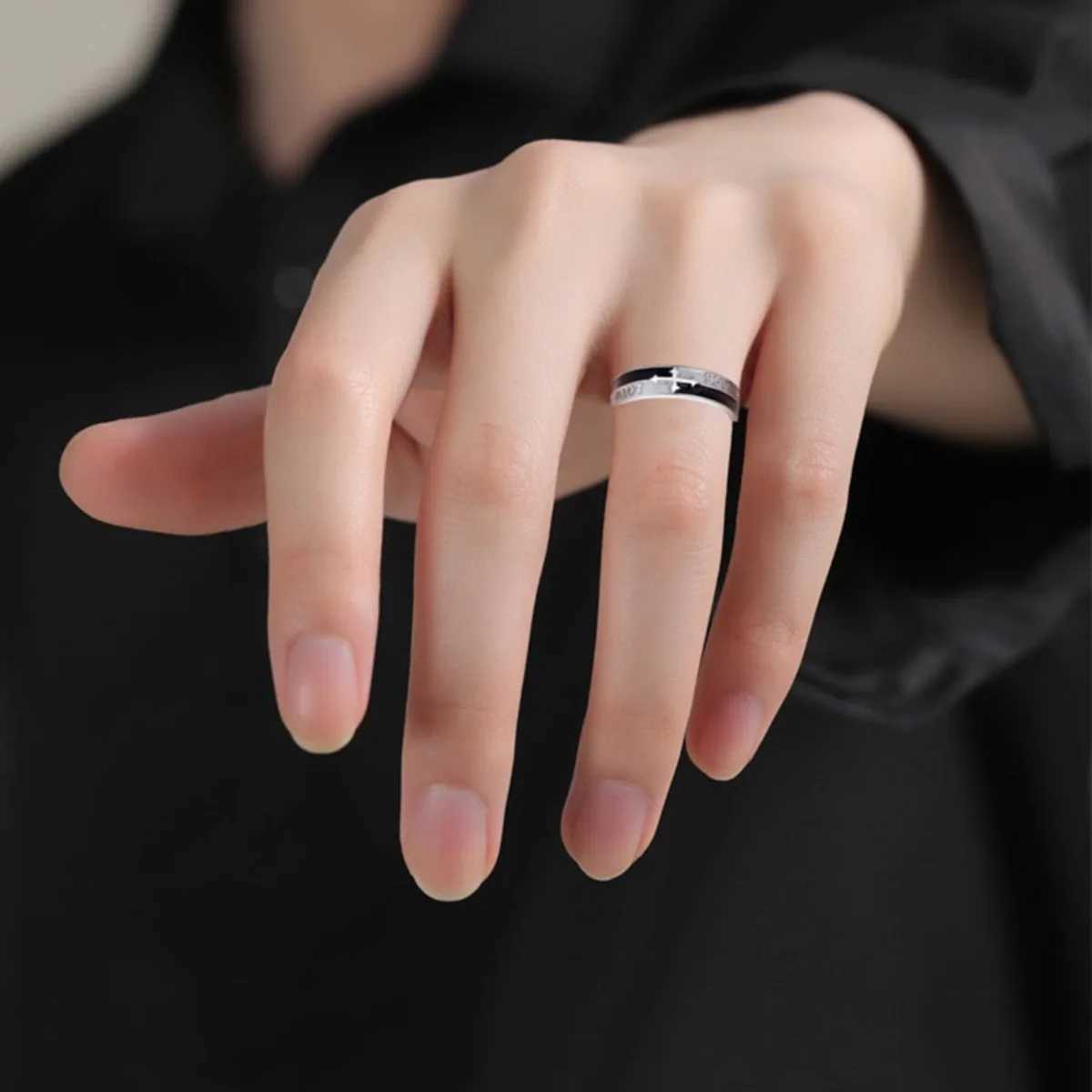 Adjustable Cross Ring Stainless Steel Punk Jewelry for Women Men Comfort Fit Daily Wear Gift Idea J251020