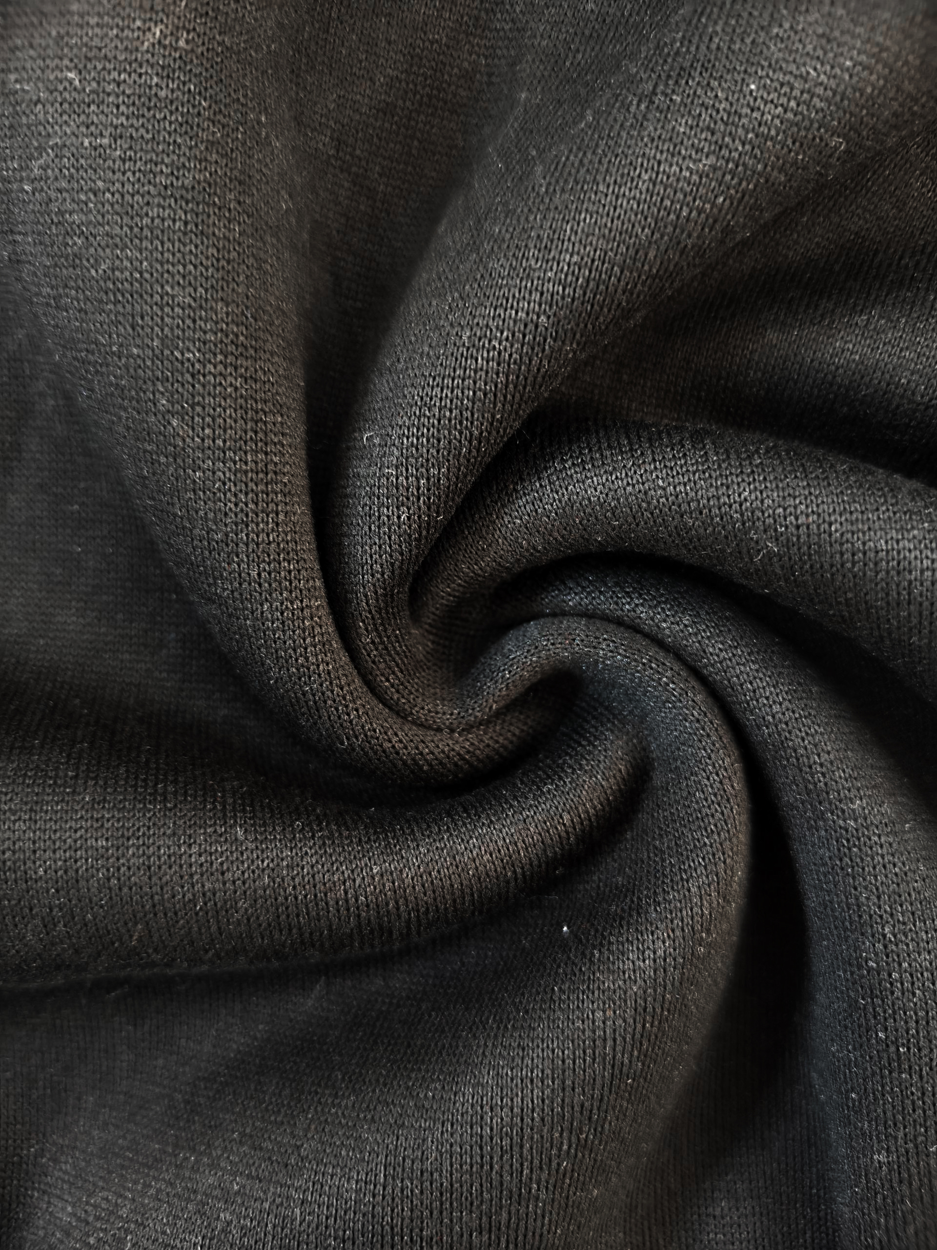 Women's Autumn & Winter Fashion Black Zipper Stand Collar Sweatshirt, Casual Commute & Office Japanese Style Pullover-CF56377