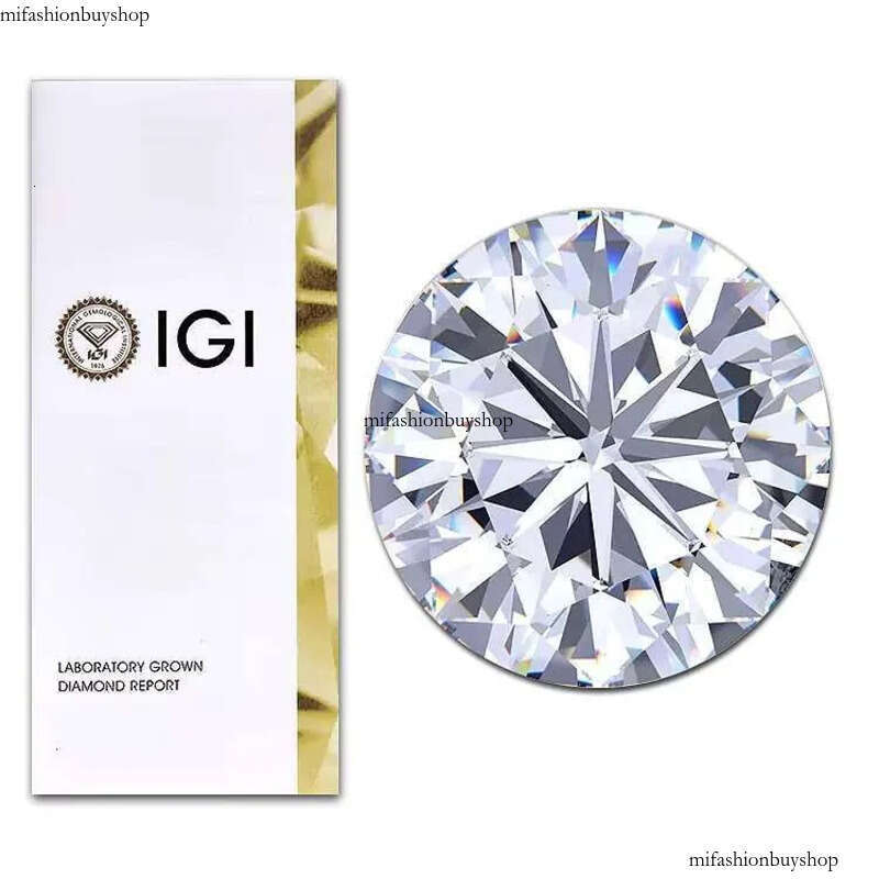 IGI 3.21 Ct VS1 Lab Grown White Radiant Emerald Shape round Engagement Rings for Jewelry Making Loose Dias