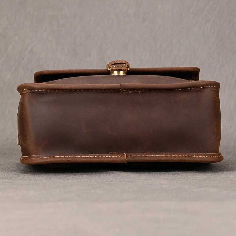 Design Luxury Mens Shoulder Bag Real Leather Women Handbag Busines Unisex Phone Pack Male Messenger Bags bolso cruzado hombreT251020