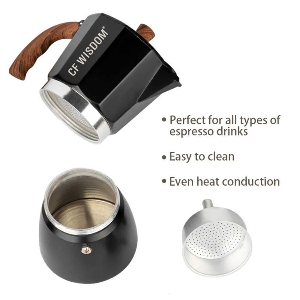 Moka Pot resso Maker Percolator Coffee Pot Moka Pot Gift for Holiday Thanksgiving Halloween Christmas Y251020