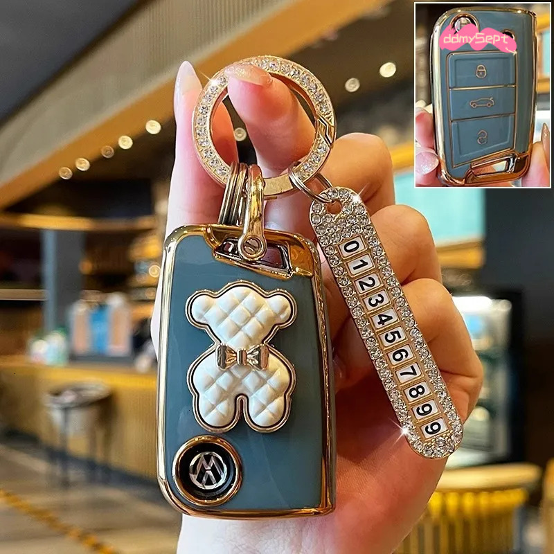 Protective Car Key Fob Case: Durable Shell for Sagitar, Lavida Plus, Tiguan L, Bora, and More ddmysept