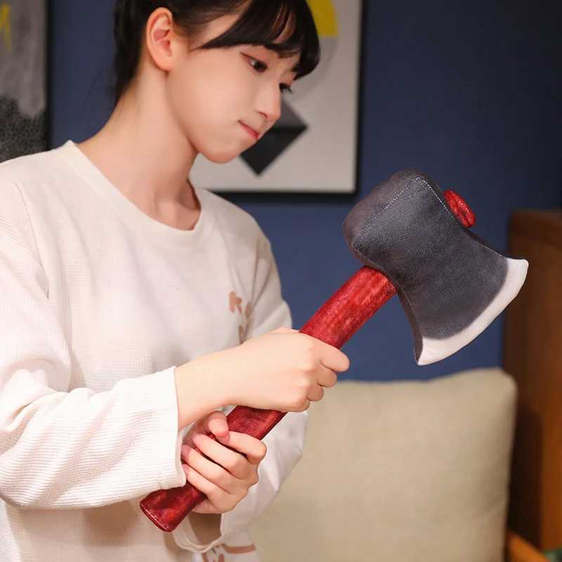Simulation Stuffed Axe Plush Toys Lifelike Felling Tool Doll Creative Full Pillow Sofa Cushion Birthday Gift J251020
