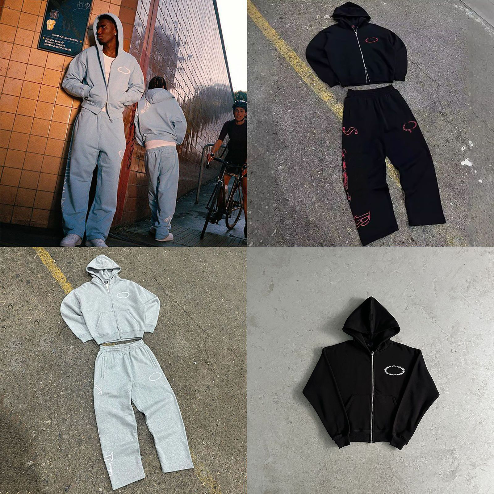 Designer Mens Baggy Jeans Tracksuit Star Embroidery Sports Hoodie Vintage Washed Jorts Hip Hop Sweatpants Casual Denim Shorts Men Streewear