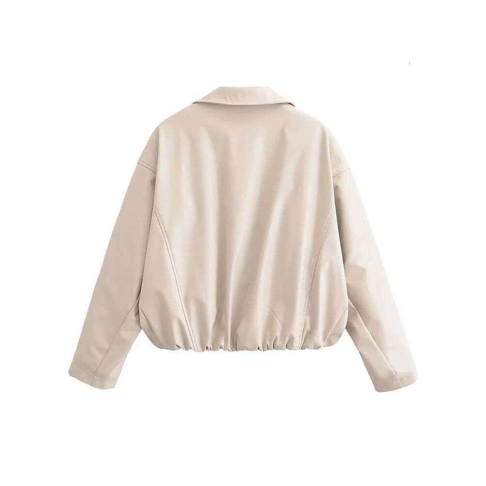 hoodie hoodie Vintage Leather Jacket Autumn Winter Fashion Short Long Sleeve Zipper Jackets Women High Street Leisure Coats jacket jacket