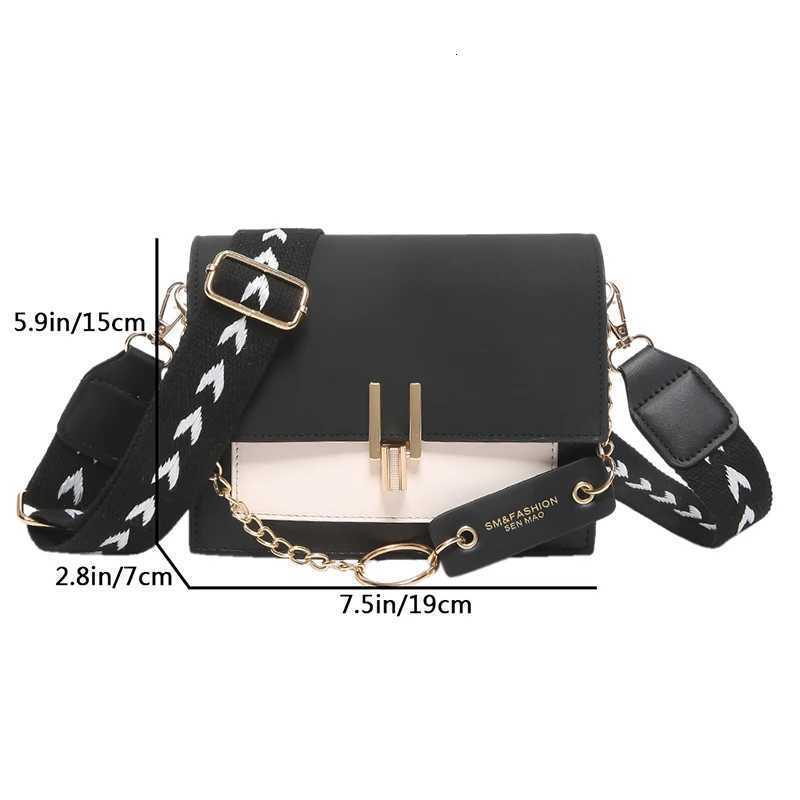 2024 spring new color contrast fashion PU shoulder bag suitable for business commute shopping party friendsT251020