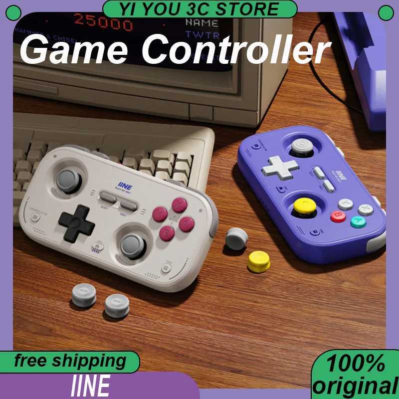 IINE Game Controller Retro Pocket Gamepad With 1000Hz Hall Joystick Portable Mini Streaming Simulator For Switch2SwitchLite J251120