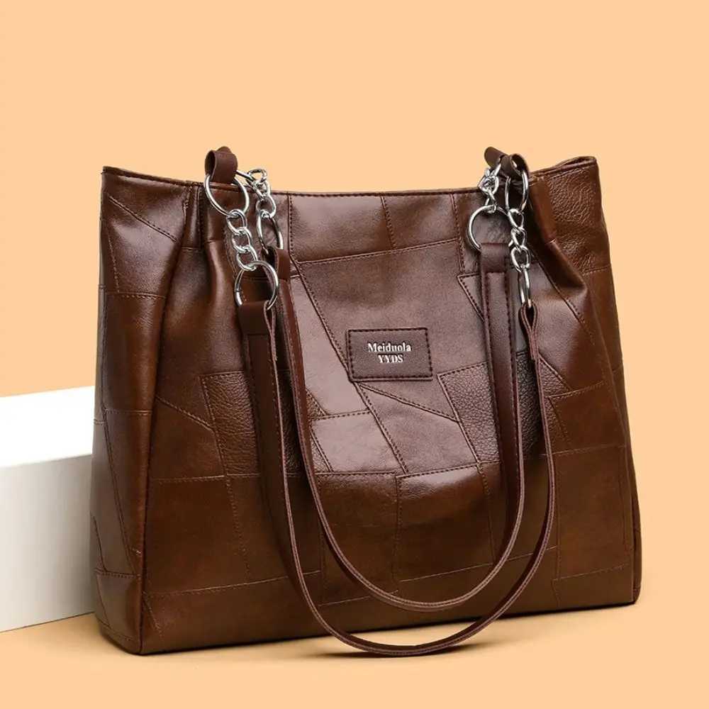 Fashion Large Capacity Shoulder Bag Solid Color Zipper Crossbody Bag Versatile Male Handbag Female Messenger BagT251020