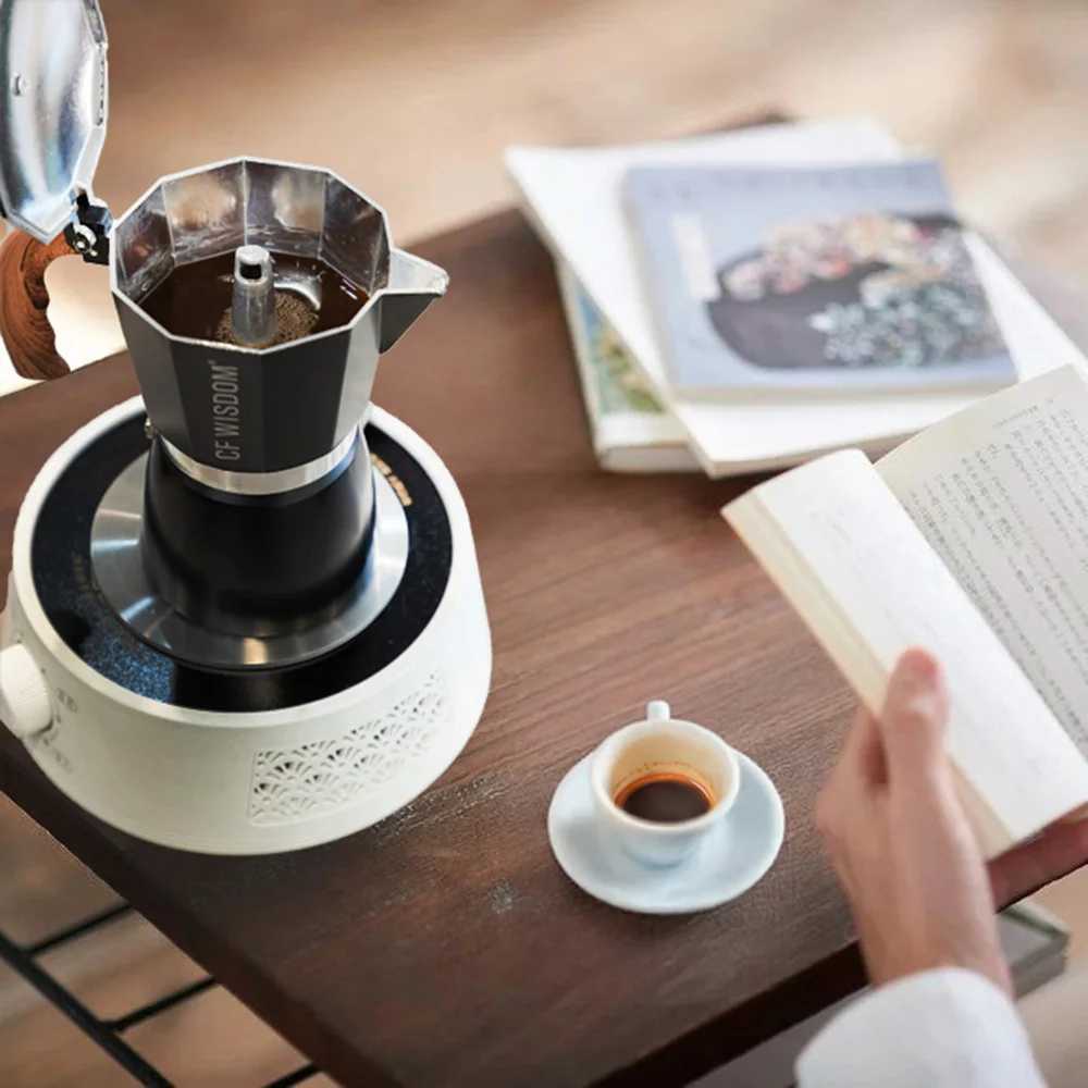 Moka Pot resso Maker Percolator Coffee Pot Moka Pot Gift for Holiday Thanksgiving Halloween Christmas Y251020