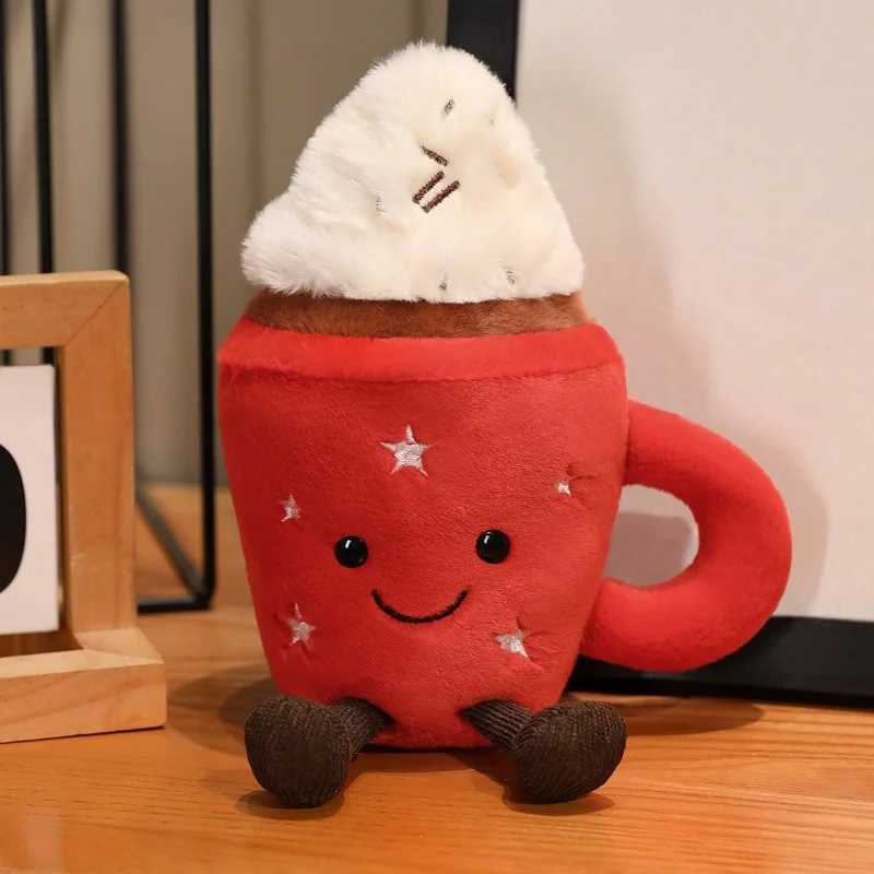 18cm Hot Selling Fun Christmas Series Hot Chocolate Cocoa Cute Cup Doll CHIldrenS Soothing Toy Holiday Gift J251020