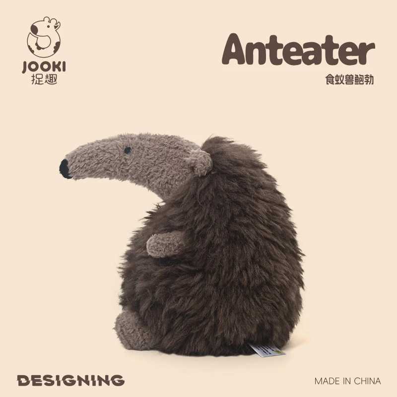 Cute Cartoon Anteater Plush Toy Adorable Bob Ultra Soft Miniature Plushie Funny LongNose Creature Gift for Kids Animal Lovers J251020