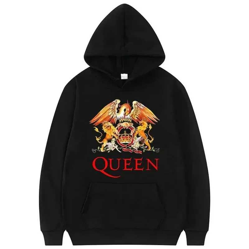 Mens fashion hoodies with Queen Rock Band prints and hiphop style mens hoodies W251020
