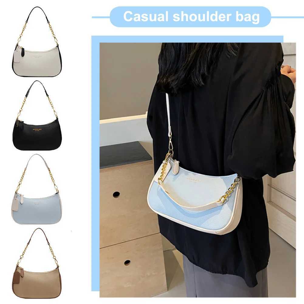 Shoulder Bag for Women Adjustable Strap Underarm Bag PU Leather Zipper Closure Casual Handbag for Work TravelT251020
