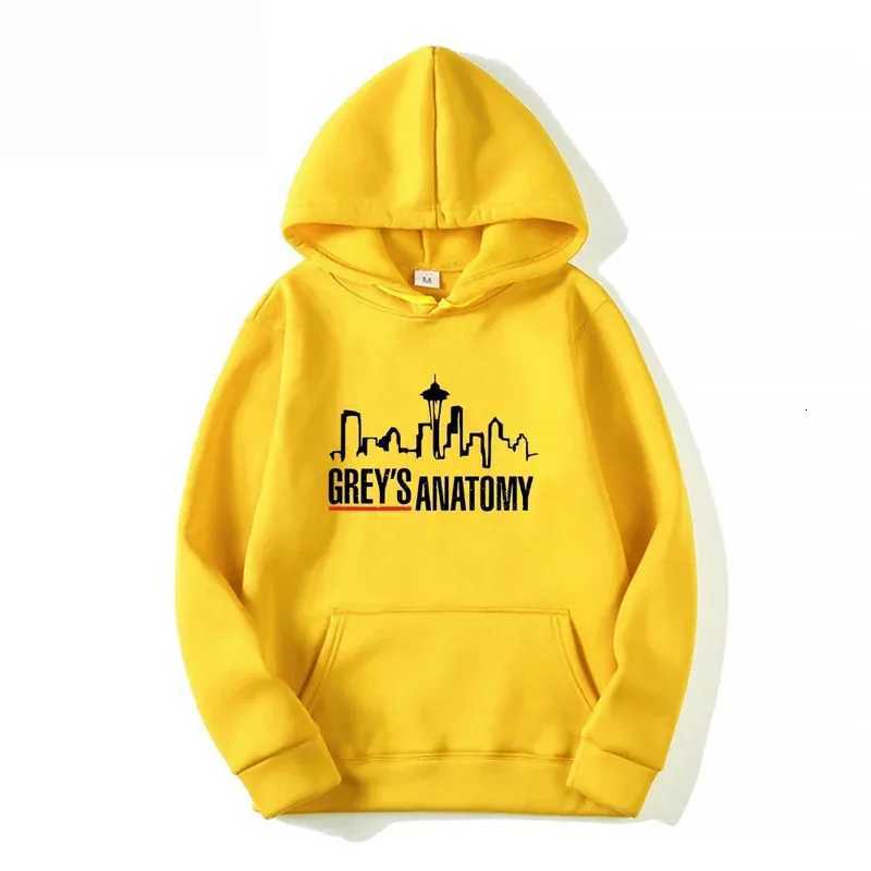 Greys Anatomy Hoodie Grey Sloan Memorial Hospital Hoodies Men Long Sleeve Pullovers Casual Tops Tv Show Inspired Sweatshirt W251020