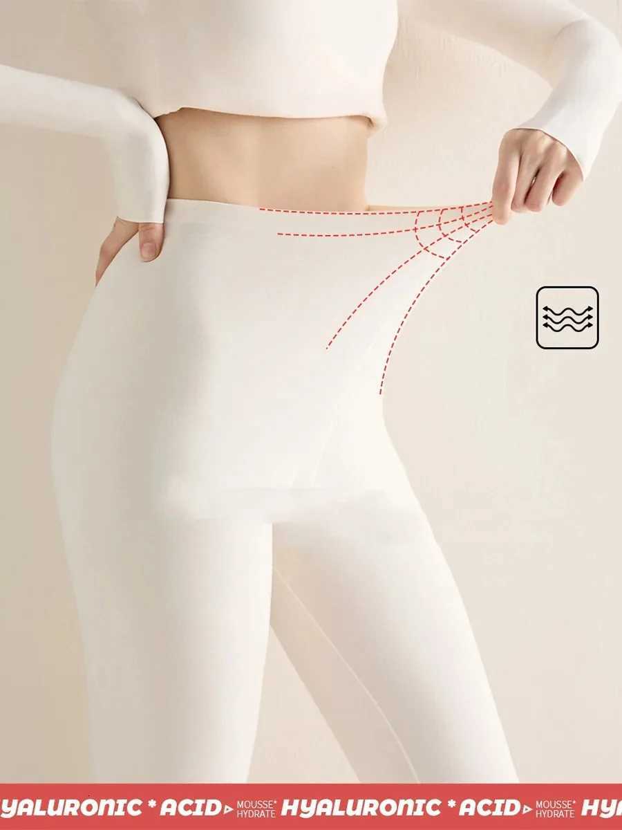 Womens thermal underwear mask beauty skin clothes muscle bottom clothes winter fall clothes fall pants womens suit botT251020