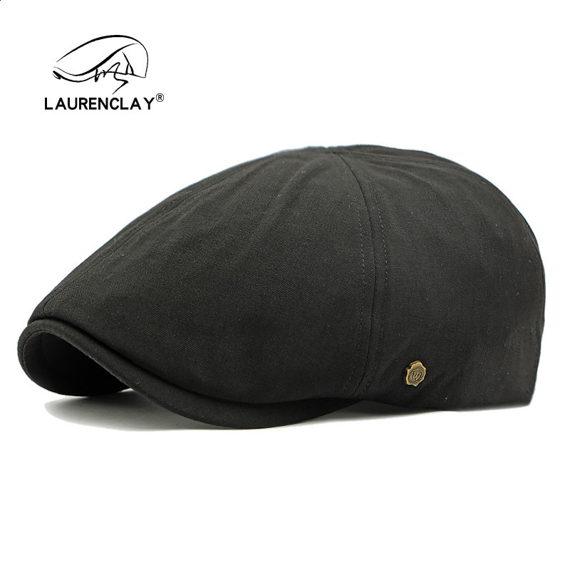 Mens Beret Hat British Style Forward Cap Casual Artist Hat SixPiece Sun Protection Visor Cap Womens Duckbill Cap 241009