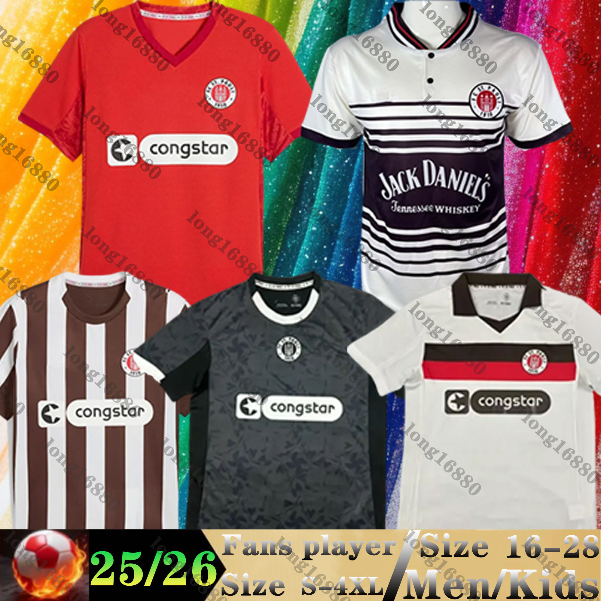 25 26 St Pauli Soccer Jerseys Retro 97 98 EGGESTEIN MAURIDES IRVINE BECKER men Uniforms NEMETH WAHL ZOLLER SMITH Home Away 3rd 4th SALIAKAS 2025 2026 Football shirts