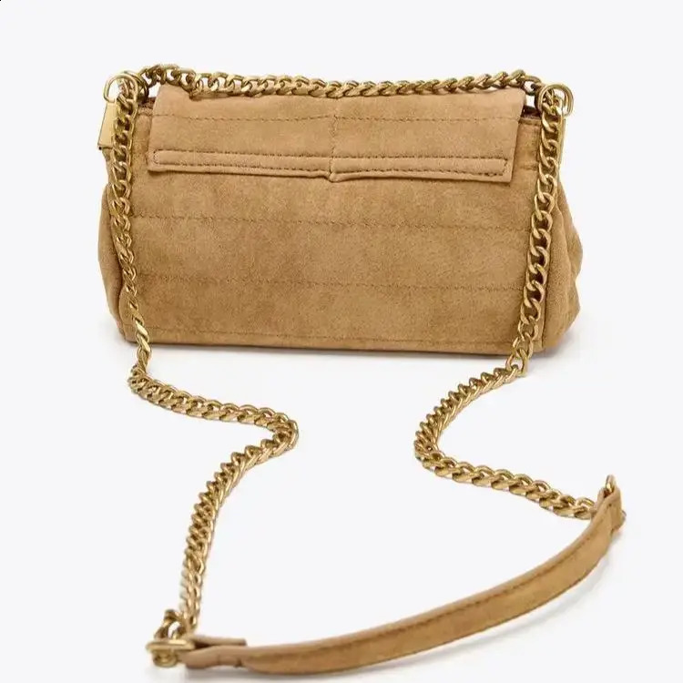 SUEDE SHOULDER BAG Womens Fashion Handbags Top Handle Underarm Bag Small Baguette Bag with Crossbody Strap 251015