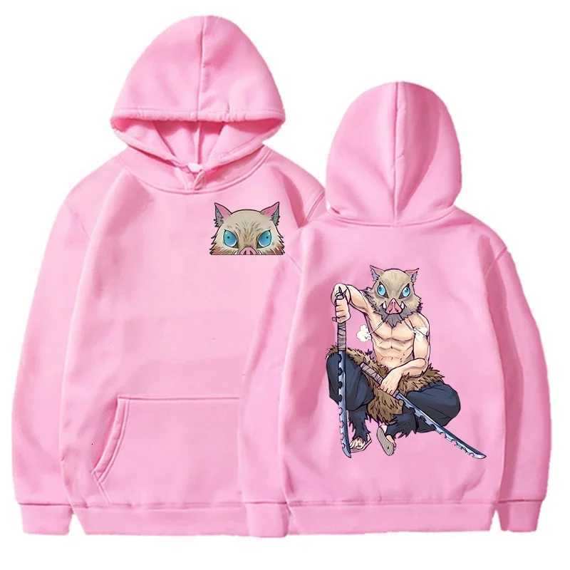 New Anime Hashibira Inosuke Printed Pullover Fashion Women Men Long Sleeve Casual Hooded Personality Sweatshirt W251020
