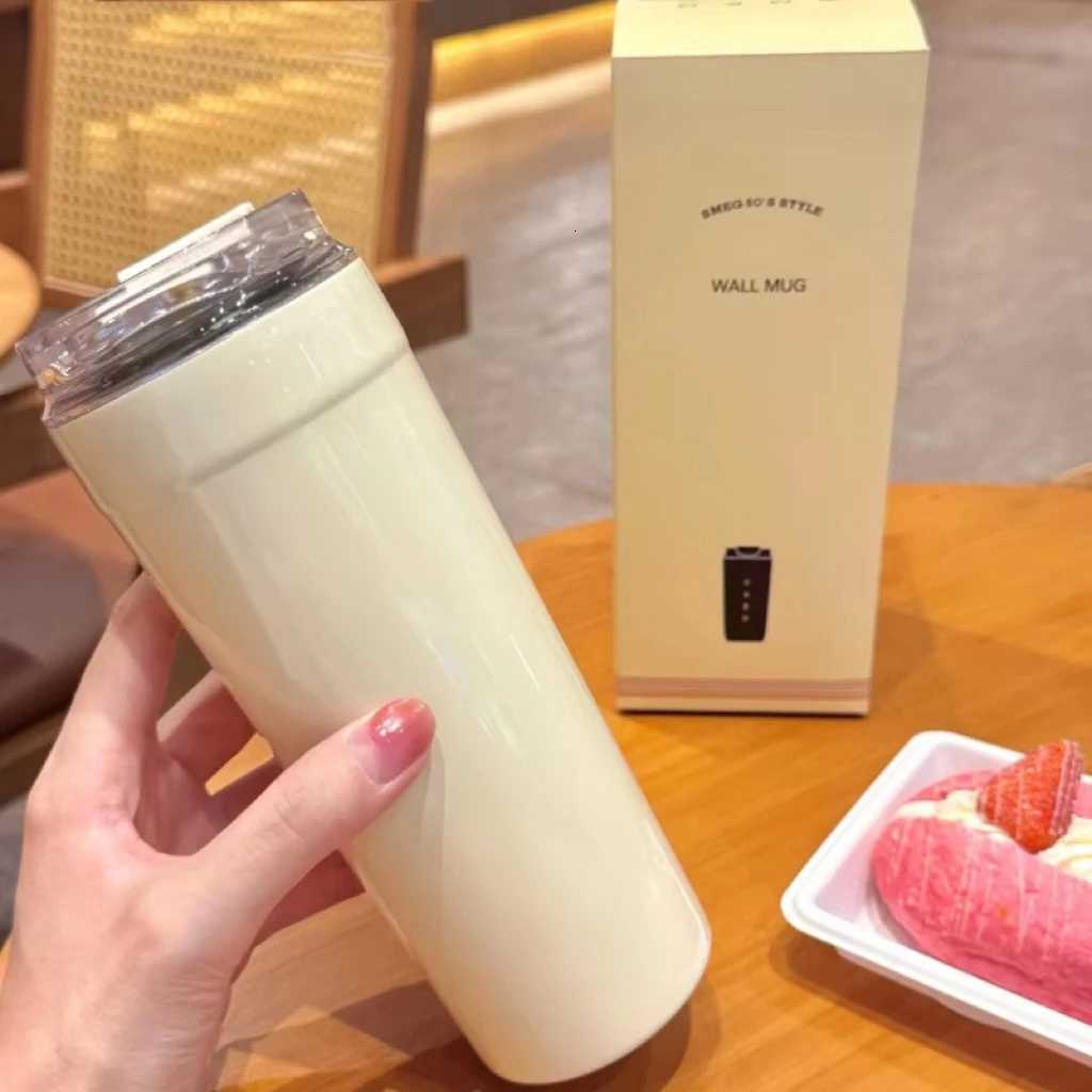 550ML New SME G Off Brage Cup Travel Portable Drinking Cup Stainless Steel Vacuum Car Leak proof Handle Coffee Vacuum Cup Y251020