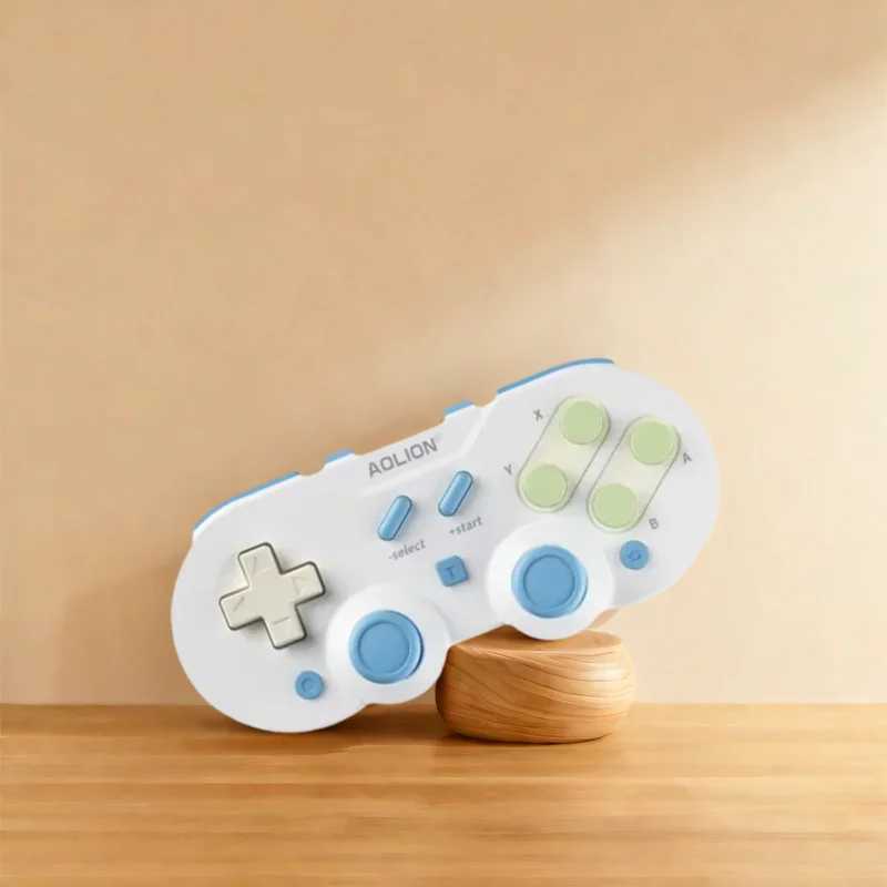Aolion Q10 Wireless Retro Mini Game Controller Joypad Hall Effect Joystick For Nintend Switch Gamepad For PC Windows For Switch J251120