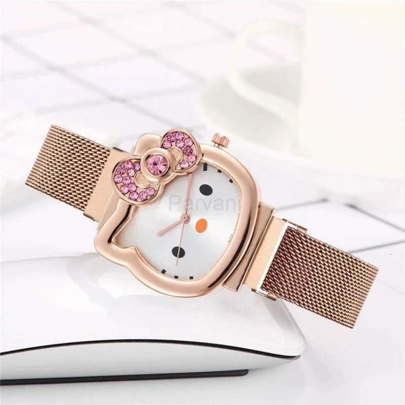 Sanrio NEW Latest Sanrio Watch Hello Kitty Casual Luxury Watch Couple Style Childrens Gift Student Watch Quartz Watch L251020