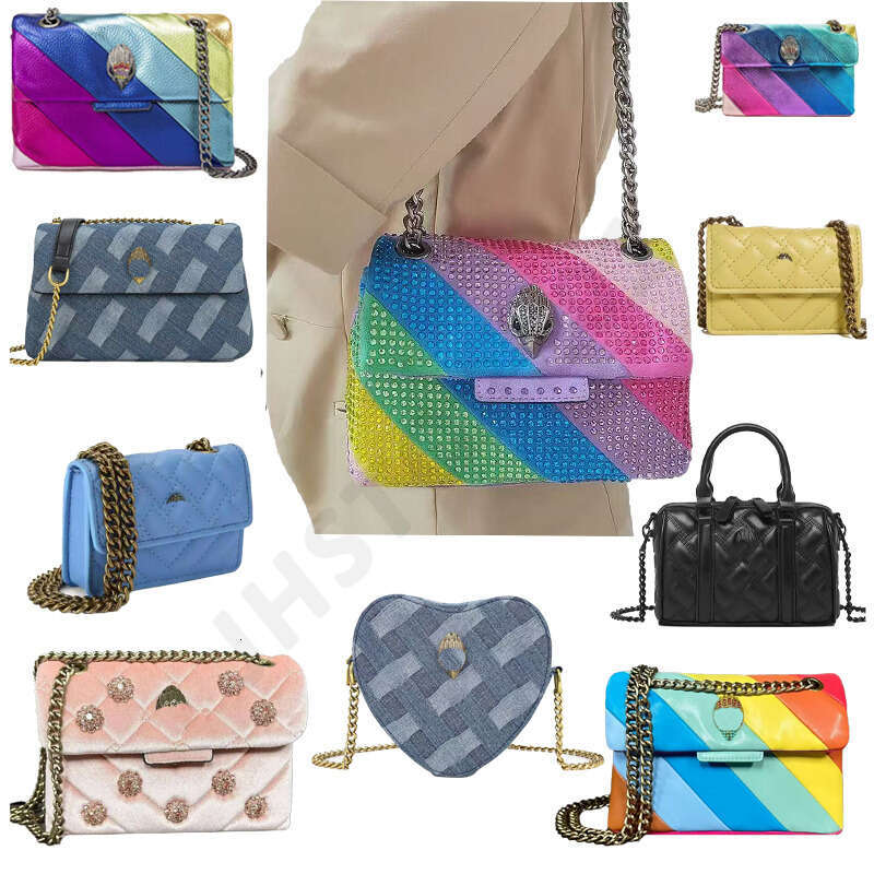 London Kensington Bag Designer Bag Cross Body Bag Chain Heart Bag Messenger Bag Mini Bag Soft Leather Handbag Fashion Handbag Flat bag Crossbody Kurt Gegierlies Bag