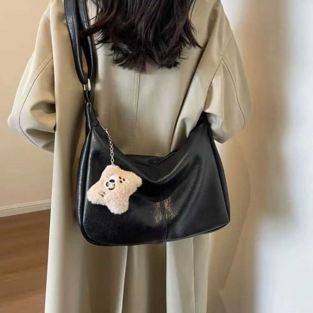 Trendy Slouchy Shoulder Bag for Women PU Leather Large Capacity Underarm Bag Retro Ladies Hobo Tote Bag Z251018