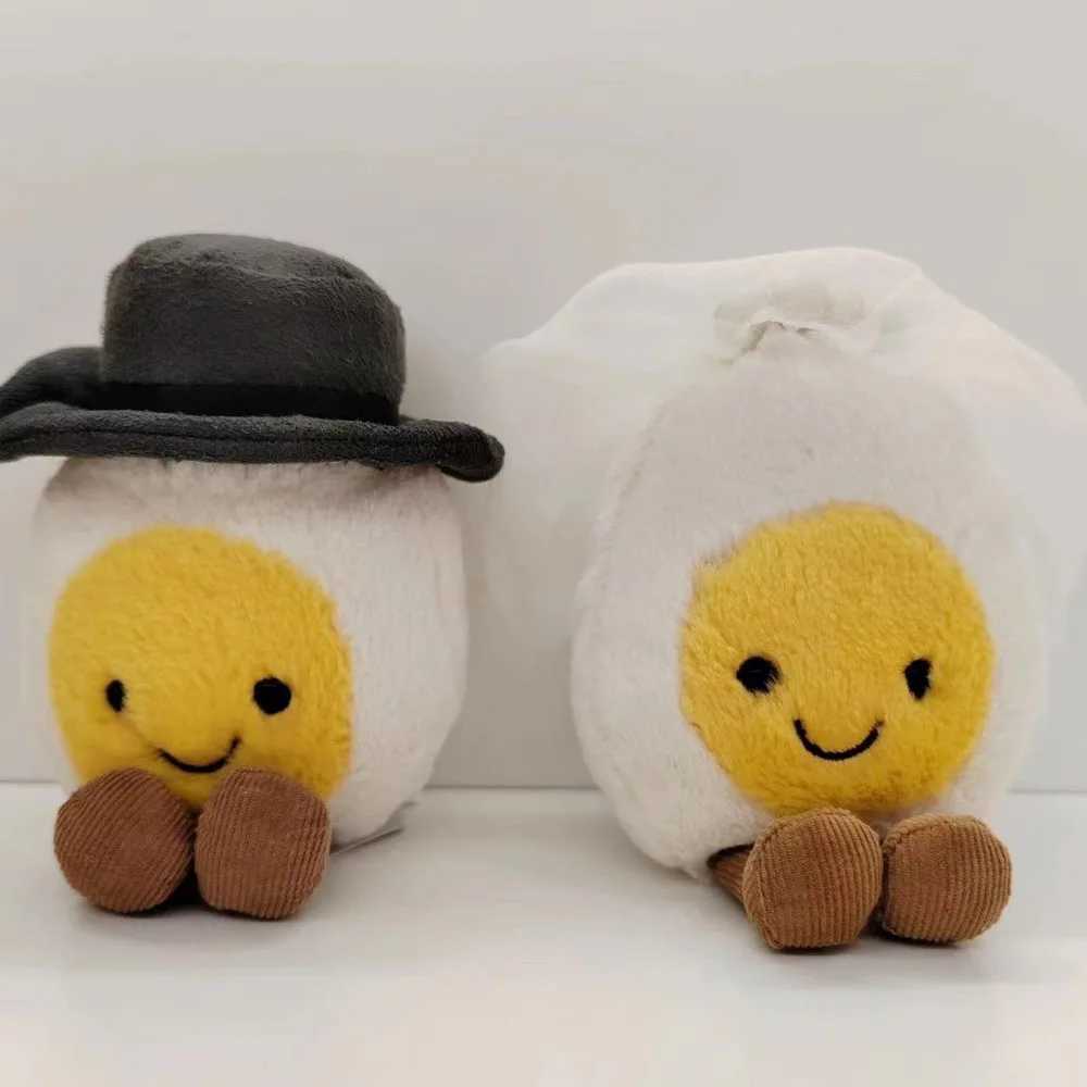 Soft Boiled Eggs Fashion Creative Wedding Pendant And Lovely Smile Happy Doll Wedding Gifts Home Decoration Holiday Kids Gift J251020