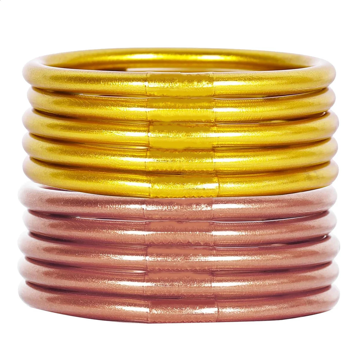 10pcsset Jelly Bangle Bracelet Tibetan Buddha Bangle Waterproof Bracelet for Women 251016