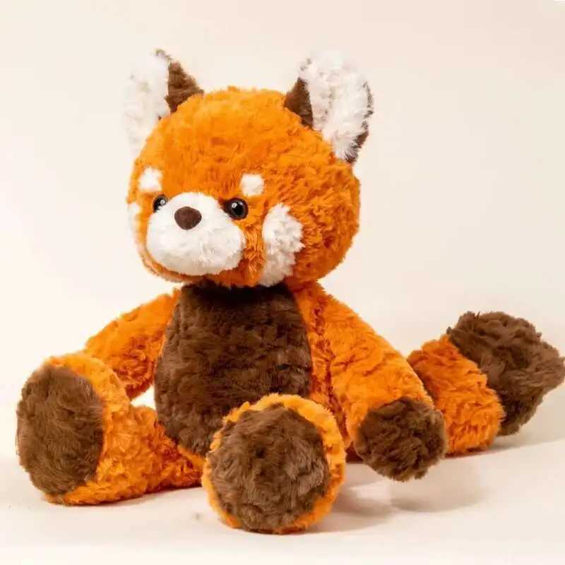 Cute Running Fox Bear Plush Toy Stuffed Soft Animals Raccoon Soft Doll Throw Pillow Birthday Xmas Gift for Girl J251020