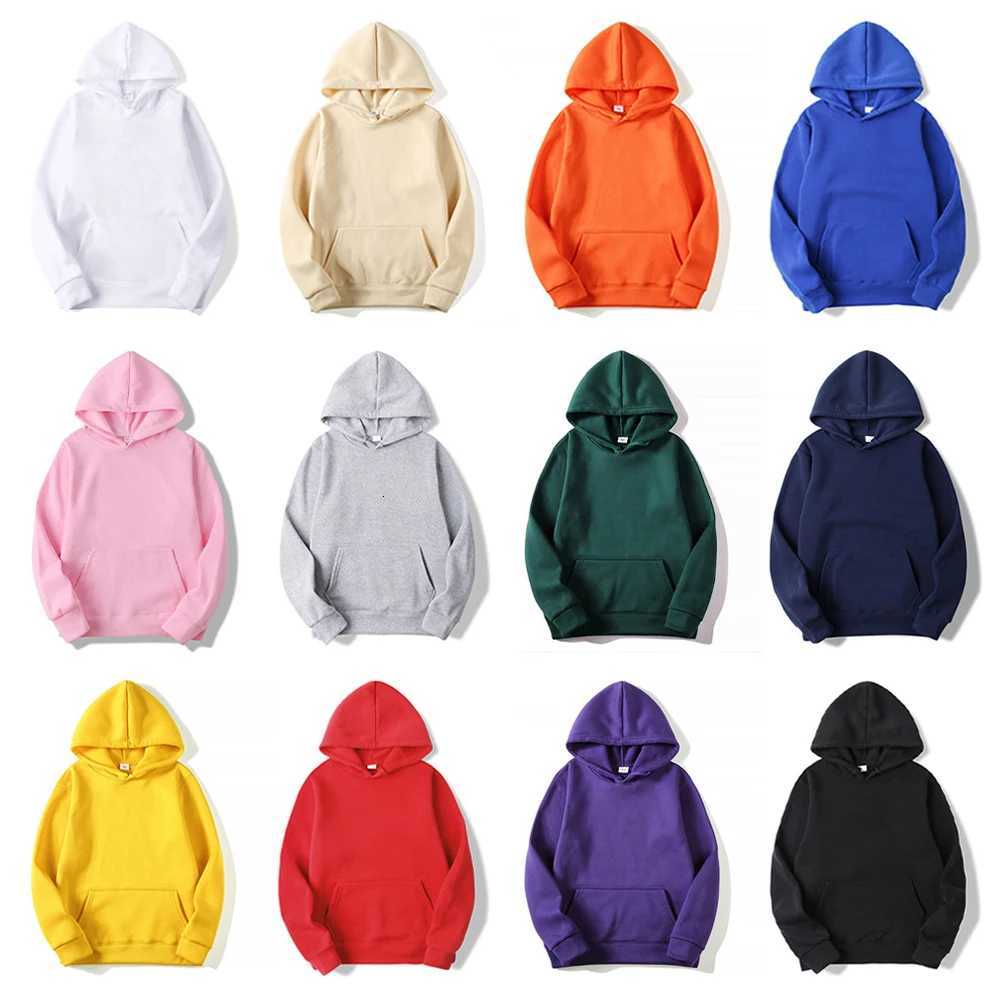 Blank Fleece Pullover Hoodie Men Fashion Hooded Sweatshirt Unisex Black White Hoodies For Men Sudaderas Para Hombres Polerones W251020